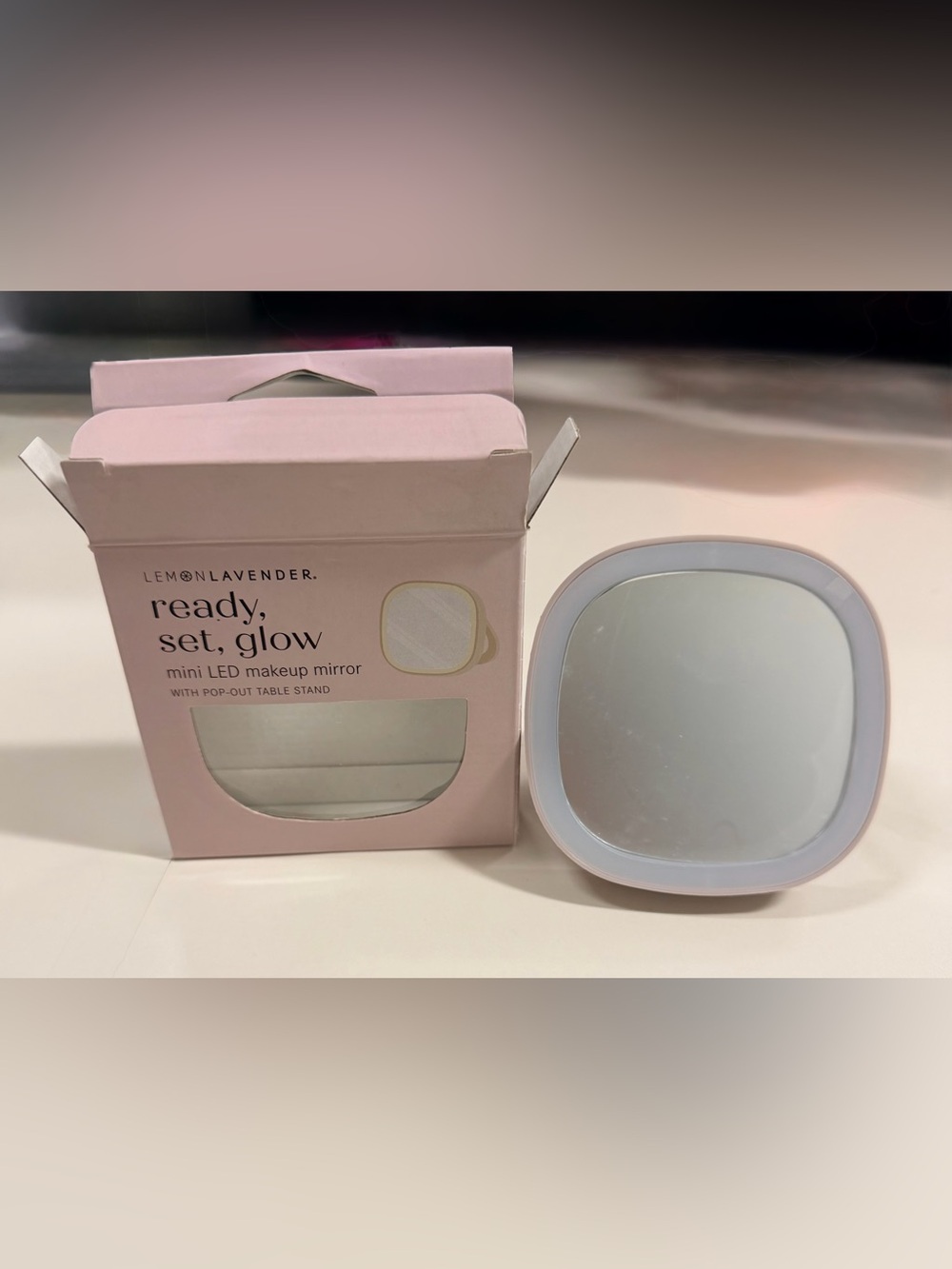 Ready, Set, Glow Mini LED Makeup Mirror